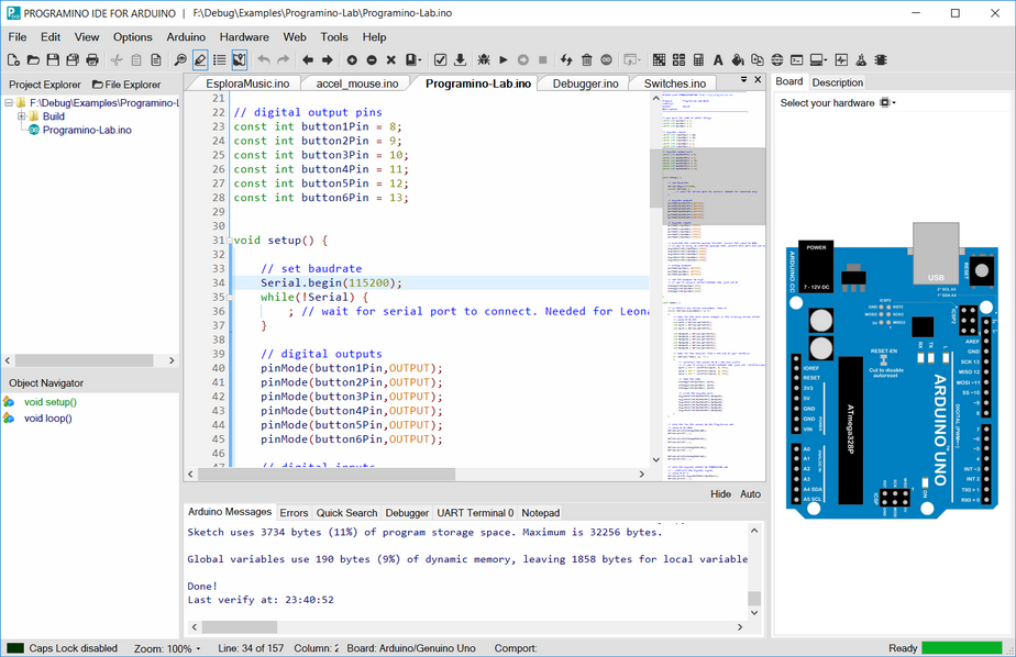 IDE for Arduino